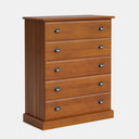 Andorra 5 Drawer Tallboy - NZ Made at Online8 Furniture Auckland NZ