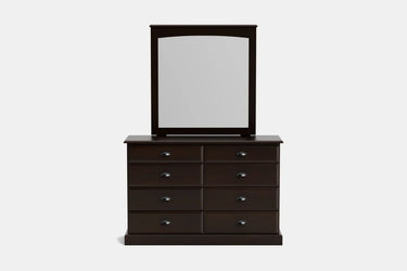 Andorra 8-Drawer Dresser & Mirror - NZ Made at Online8 Furniture Auckland NZ