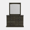 Andorra 8-Drawer Dresser & Mirror - NZ Made at Online8 Furniture Auckland NZ