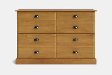 Andorra 8-Drawer Lowboy - NZ Made at Online8 Furniture Auckland NZ