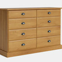 Andorra 8-Drawer Lowboy - NZ Made at Online8 Furniture Auckland NZ