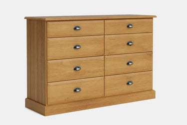 Andorra 8-Drawer Lowboy - NZ Made at Online8 Furniture Auckland NZ