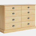 Andorra 8-Drawer Lowboy - NZ Made at Online8 Furniture Auckland NZ