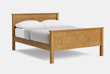 Andorra High Foot Panelled Bed - NZ Made at Online8 Furniture Auckland NZ