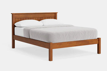 Andorra Low Foot Panelled Bed - NZ Made at Online8 Furniture Auckland NZ