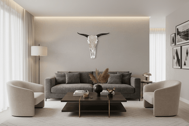 Animal Faux Skull Wall Hanging at Online8 Furniture Auckland NZ