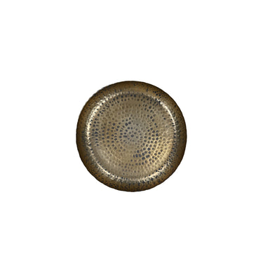 ANKARA Hammered Low Bowl - Vintage Brass Finish at Online8 Furniture Auckland NZ