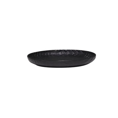 ANKARA Round Tray/Candleplate - Black at Online8 Furniture Auckland NZ