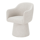 Anna Swivel Dining Chair - White at Online8 Furniture Auckland NZ