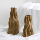 Anouk Beige 3D Printed Ceramic Vase - Small at Online8 Furniture Auckland NZ