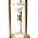 Antique Large Aluminum Sand Timer - 48cm at Online8 Furniture Auckland NZ