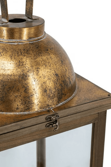 Antique Gold Lanterns Set of 2 at Online8 Furniture Auckland NZ
