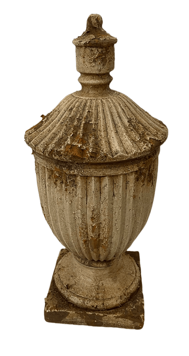 Antique Urn with Lid - indoor/outdoor at Online8 Furniture Auckland NZ