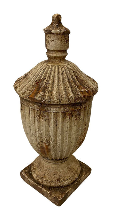 Antique Urn with Lid - indoor/outdoor at Online8 Furniture Auckland NZ