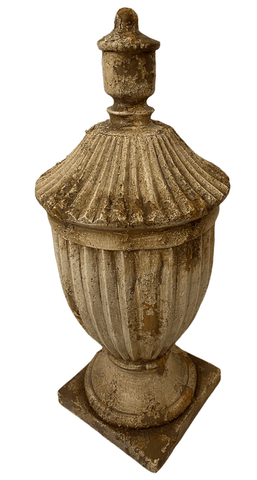 Antique Urn with Lid - indoor/outdoor at Online8 Furniture Auckland NZ