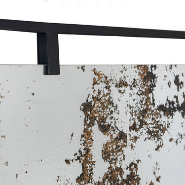 Antique Wall Mirror with Metal Frame at Online8 Furniture Auckland NZ
