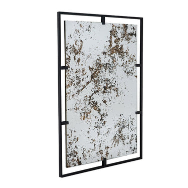 Antique Wall Mirror with Metal Frame at Online8 Furniture Auckland NZ
