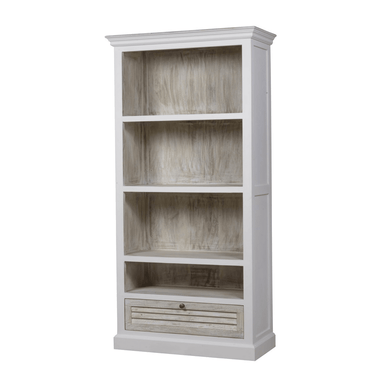 Antique White Bookcase at Online8 Furniture Auckland NZ