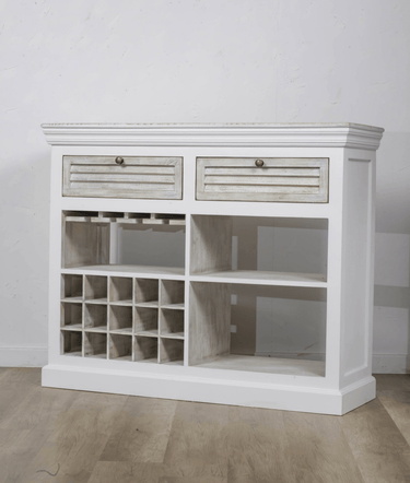 Antique White Drink Cabinet at Online8 Furniture Auckland NZ