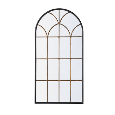 Antiqued Metal Wall & Floor Mirror - 1665mm at Online8 Furniture Auckland NZ