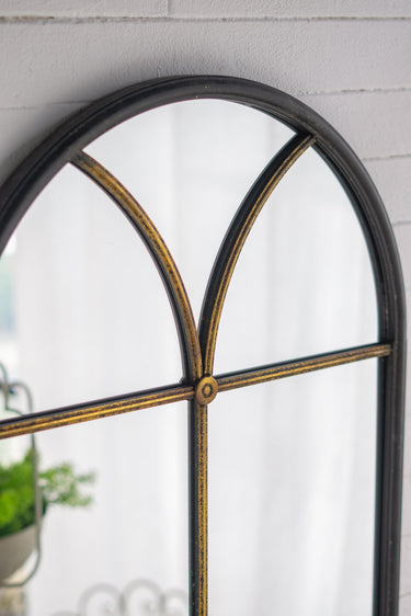 Antiqued Metal Wall | Floor Mirror - 189cm at Online8 Furniture Auckland NZ