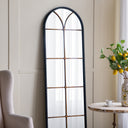 Antiqued Metal Wall | Floor Mirror - 189cm at Online8 Furniture Auckland NZ