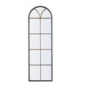 Antiqued Metal Wall | Floor Mirror - 189cm at Online8 Furniture Auckland NZ