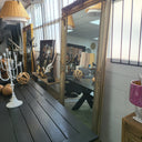 Antiqued Ornate Bevelled Floor Mirror - Bronze at Online8 Furniture Auckland NZ