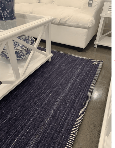 Antis Hand Loomed Rug Indigo - 240x160 at Online8 Furniture Auckland NZ