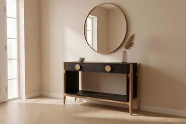 Antler 2 Drawer Console Table at Online8 Furniture Auckland NZ