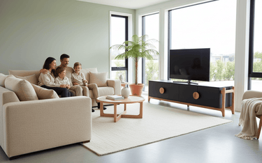 Antler 4 Door Entertainment Unit at Online8 Furniture Auckland NZ