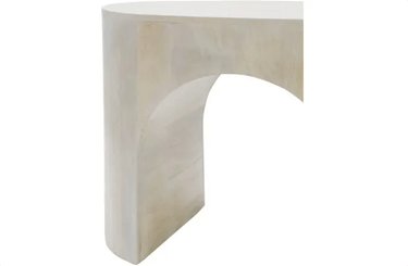 ARC Side Table - Milk Wash at Online8 Furniture Auckland NZ