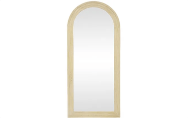 ARC Wooden Mirror - White Washed at Online8 Furniture Auckland NZ