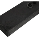 ARC Wooden Pendant Light - Black Sandblast at Online8 Furniture Auckland NZ