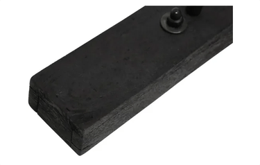 ARC Wooden Pendant Light - Black Sandblast at Online8 Furniture Auckland NZ