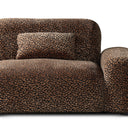 Arcadia Leopard Print Sectional 3 Seat Sofa at Online8 Furniture Auckland NZ