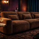 Arcadia Leopard Print Sectional 3 Seat Sofa at Online8 Furniture Auckland NZ