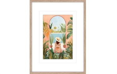 Arch Paradise Glass Framed Print at Online8 Furniture Auckland NZ