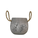Archer Rustic Planter w/Rope Handles SML at Online8 Furniture Auckland NZ