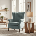 Arlington Wingback Armchair - Teal at Online8 Furniture Auckland NZ