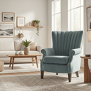 Arlington Wingback Armchair - Teal at Online8 Furniture Auckland NZ