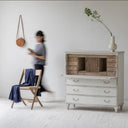 Artesia Penman Secretary Desk - Belgium White at Online8 Furniture Auckland NZ