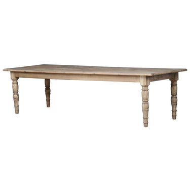 Artillery Dining Table Reclaimed Elm - 3000mm at Online8 Furniture Auckland NZ