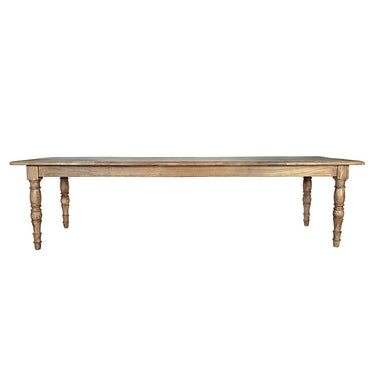 Artillery Dining Table Reclaimed Elm - 3000mm at Online8 Furniture Auckland NZ