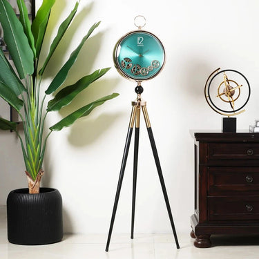 Artisanal Time Craft - Designer Floor Clock with Moving Gears Mechanism at Online8 Furniture Auckland NZ