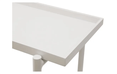 Asada Aluminium Console – White at Online8 Furniture Auckland NZ