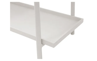 Asada Aluminium Console – White at Online8 Furniture Auckland NZ