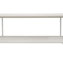 Asada Aluminium Console – White at Online8 Furniture Auckland NZ