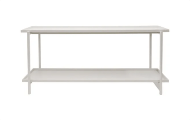 Asada Aluminium Console – White at Online8 Furniture Auckland NZ