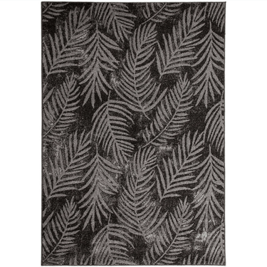 Asana Botanica Black/Light Grey Rug at Online8 Furniture Auckland NZ